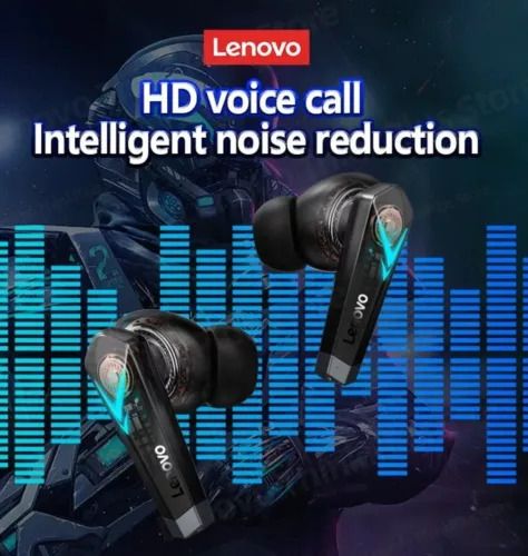 Lenovo LP6 Wireless Earphones Bluetooth Earbuds w/Mic TWS Headphones Gaming Buds