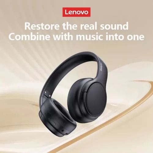 Lenovo TH40 ANC Headphones - Wireless Bluetooth Over Ear Gaming Sports Headset