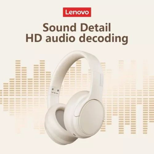 Lenovo TH40 ANC Headphones - Wireless Bluetooth Over Ear Gaming Sports Headset