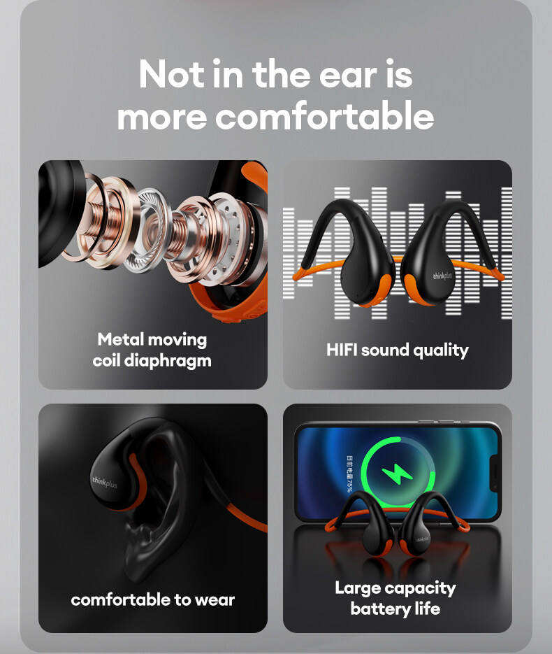 Lenovo X7 Pro Bone Conduction Wireless Bluetooth 5.3 Ear Hook Sports Headphones