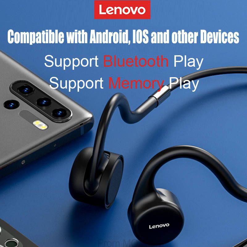 LENOVO X5 2023 Headphones Bone Conductive Sports Gym Earphones IPX7 Water Proof