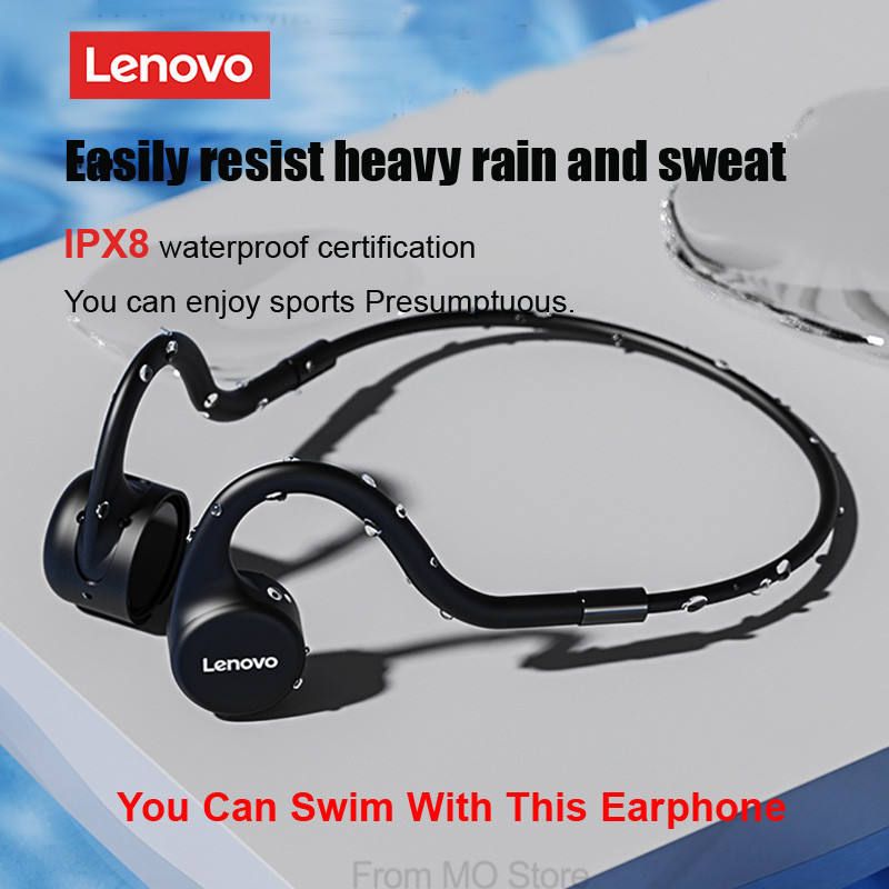 LENOVO X5 2023 Headphones Bone Conductive Sports Gym Earphones IPX7 Water Proof