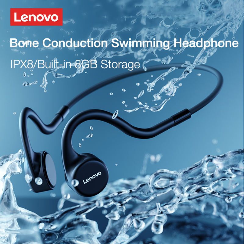 LENOVO X5 2023 Headphones Bone Conductive Sports Gym Earphones IPX7 Water Proof