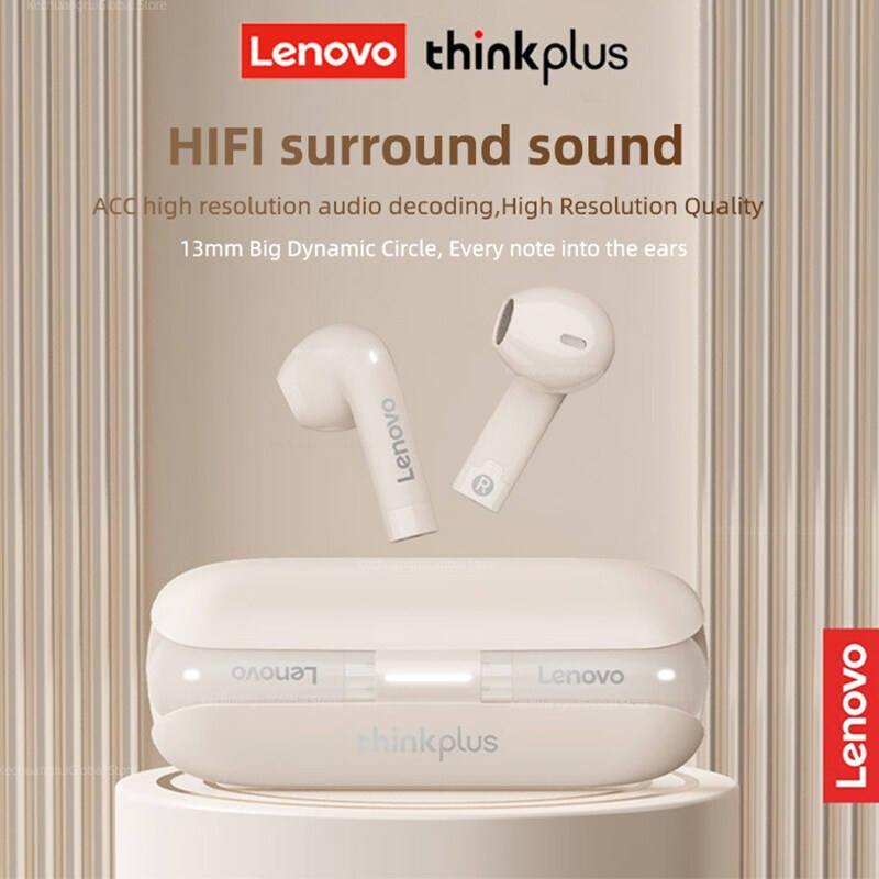 Lenovo TW60 Sport Earbud TWS Bluetooth 5.3 Earphones HiFi Sound Noise Reduction Low Latency Headset Gaming Earphones