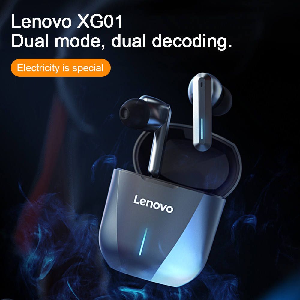 Lenovo XG01 Gaming Earbuds 50ms Low Latency TWS Bluetooth HIFI Earphone With Mic