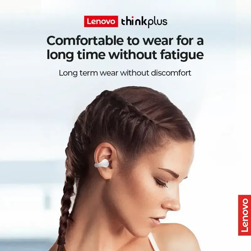 Lenovo XT83 II Ear Clip TWS Wireless Headphones Bluetooth 5.2 Earphones Touch