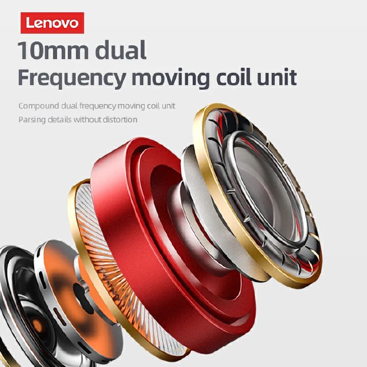 Lenovo LP2 Bluetooth Earphones Low Latency Noise Reduction Wireless Headphones IPX5 Waterproof Touch Control Headsets with Mic