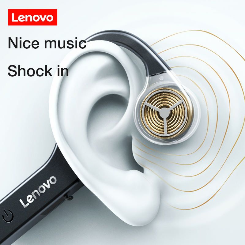 LENOVO X4 Bone Conductive Headphones | IPX56 Water Proof Sports Gym Headphones
