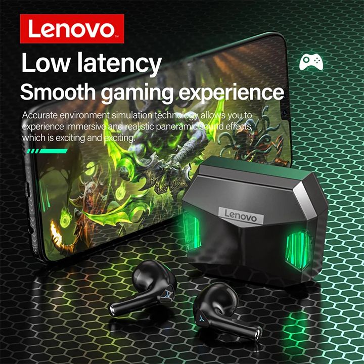 Lenovo ThinkPlus GM5 Bluetooth Earphones Wireless TWS Earbuds Headset Waterproof
