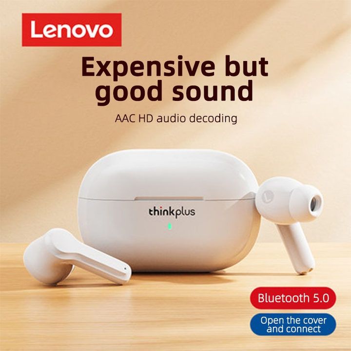 Lenovo LP1S Bluetooth Earphones Wireless Earphone In Ear Sports Gaming Noise Cancelling