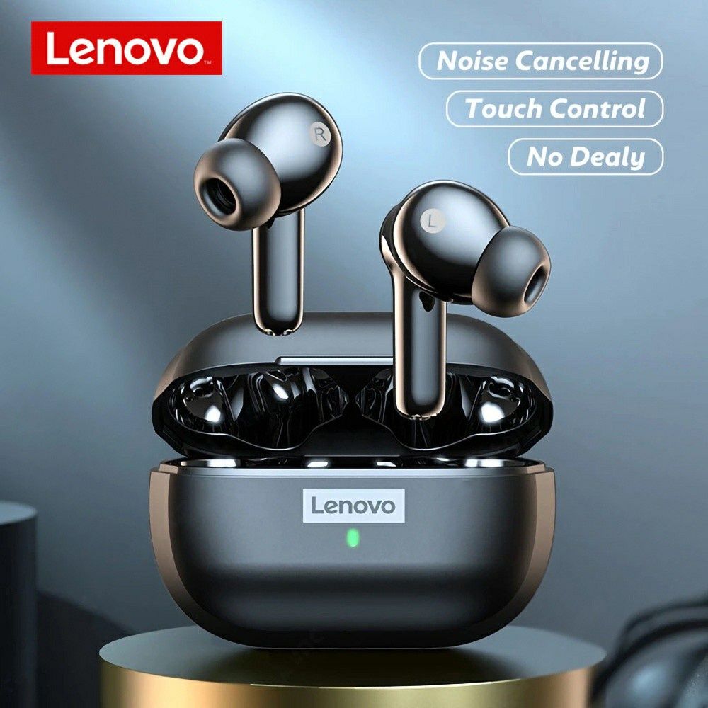 Lenovo LP1S Bluetooth Earphones Wireless Earphone In Ear Sports Gaming Noise Cancelling
