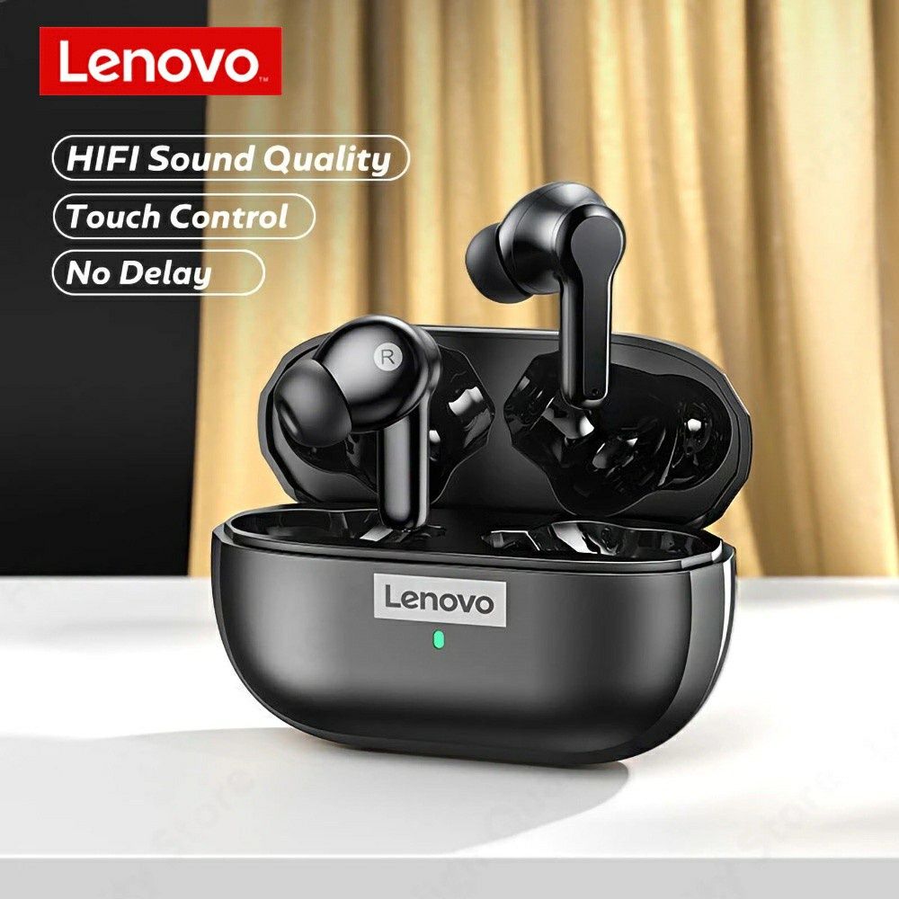 Lenovo LP1S Bluetooth Earphones Wireless Earphone In Ear Sports Gaming Noise Cancelling