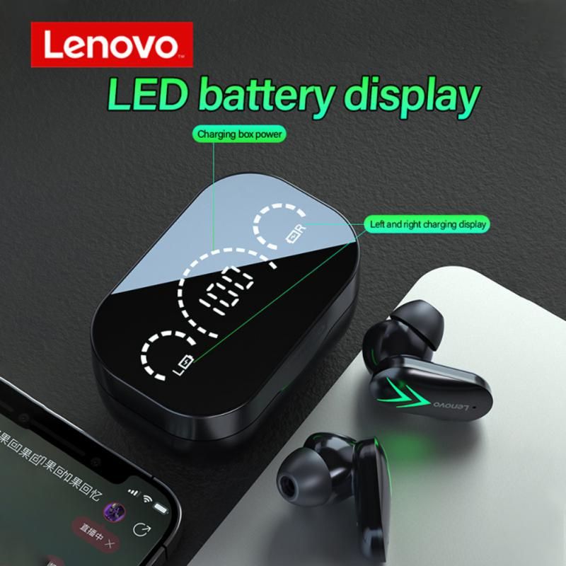 Lenovo Bluetooth Earphone XT82 HIFI Stereo Noise Reduction Headset With 300mAH Battery Box Waterproof Sport Earbuds