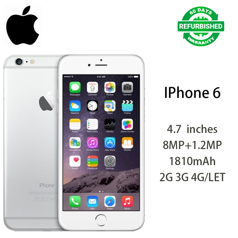 Refurbished iPhone 6 iPhone6 ​​16GB+1GB Smartphone Fingerprint Unlock 4.7 Inch 2G/3G/4G LTE