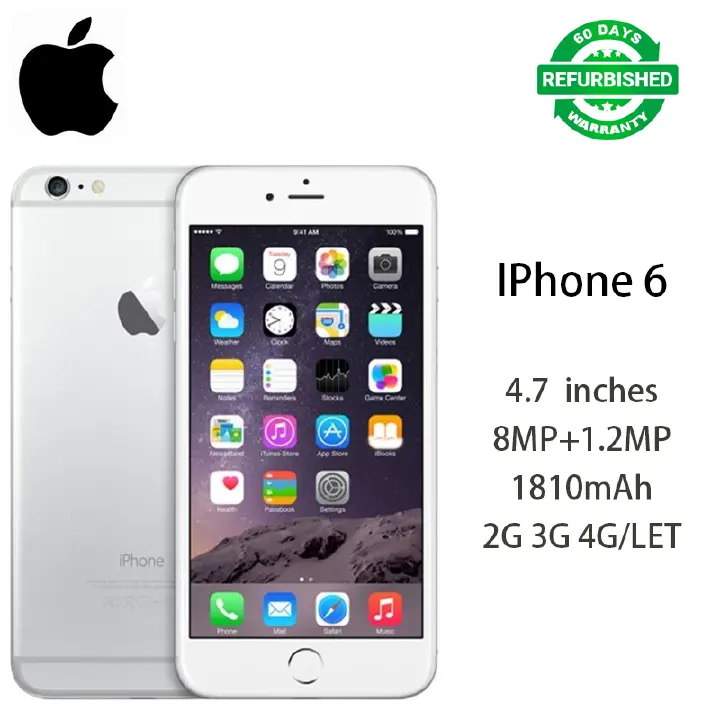 Refurbished iPhone 6 iPhone6 ​​16GB+1GB Smartphone Fingerprint Unlock 4.7 Inch 2G/3G/4G LTE