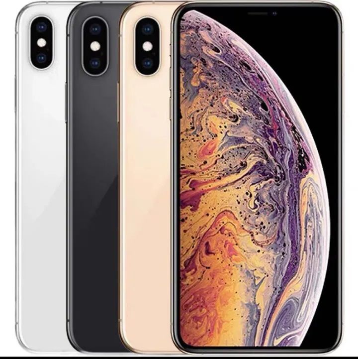 Refurbished iPhone XS Max 4GB+64GB Smartphone, 6.5 inch 12MP+12MP+7MP Smartphone