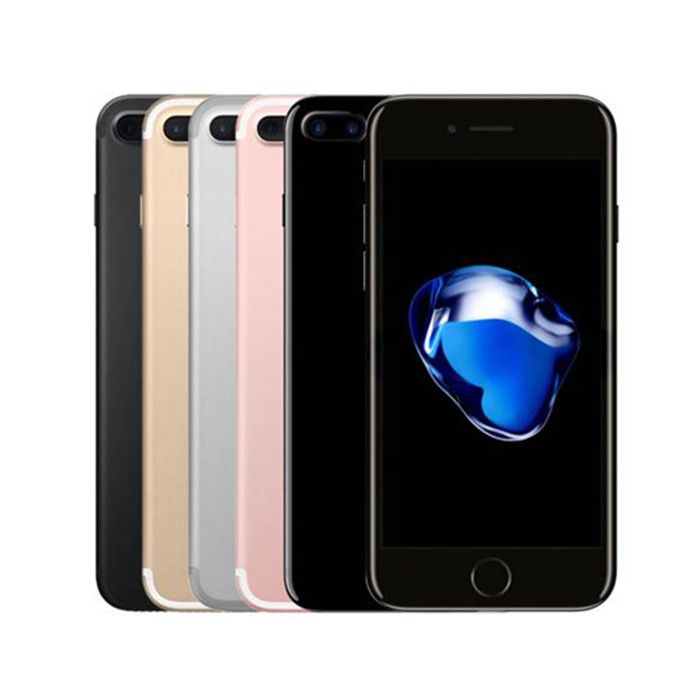 Refurbished iPhone 7plus 32g / 128G Smart LTE Phone with 5.5 inch screen, dual 12MP front 8mp camera, fingerprint unlock, single sim, 2900mah battery