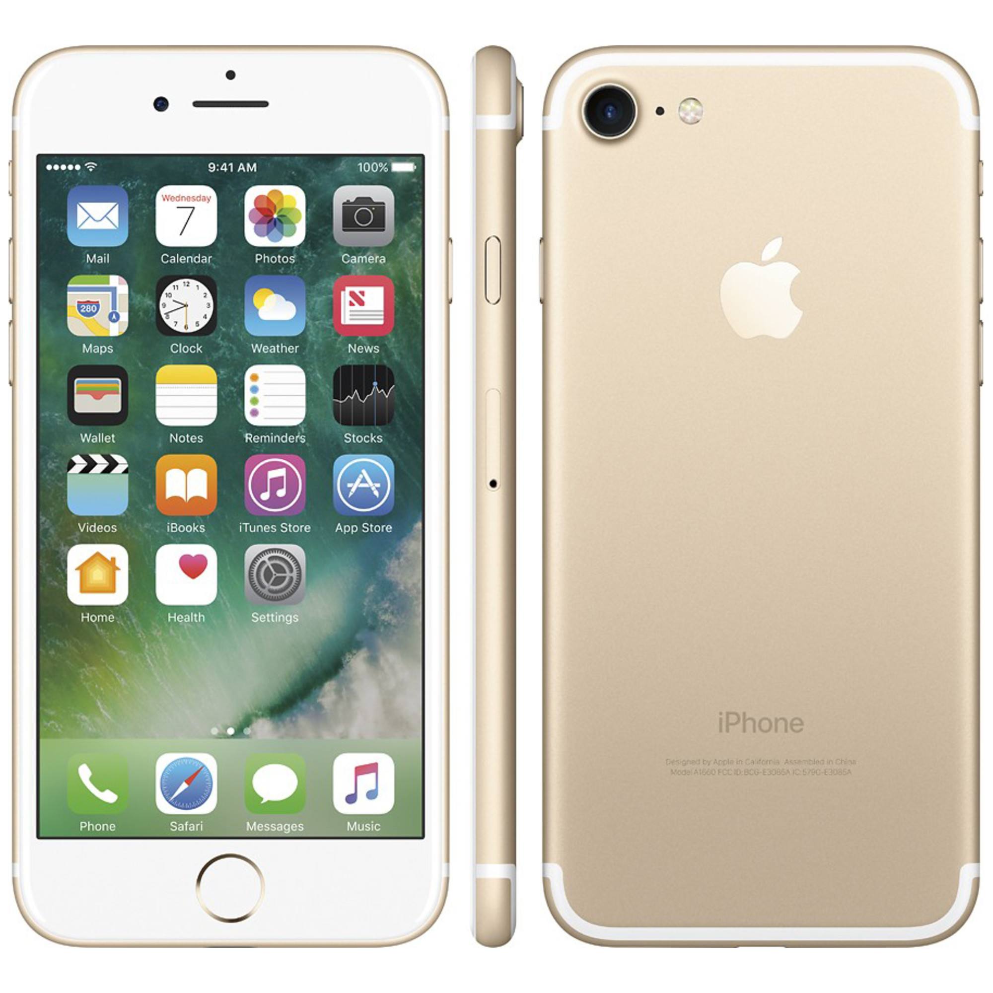Refurbished iPhone 7 2GB+32GB/128GB Smartphone Fingerprint Unlock 4.7 inch 2G/3G/4G Single SIM 1960mAh 12MP+7MP