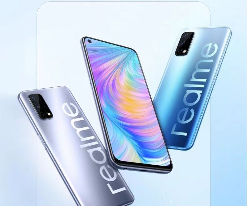 Refurbished oppo realme Q2 5G rear 48MP+8MP+2MP 5000mA battery 6.5 inch 120HZ high refresh gaming phone smartphone