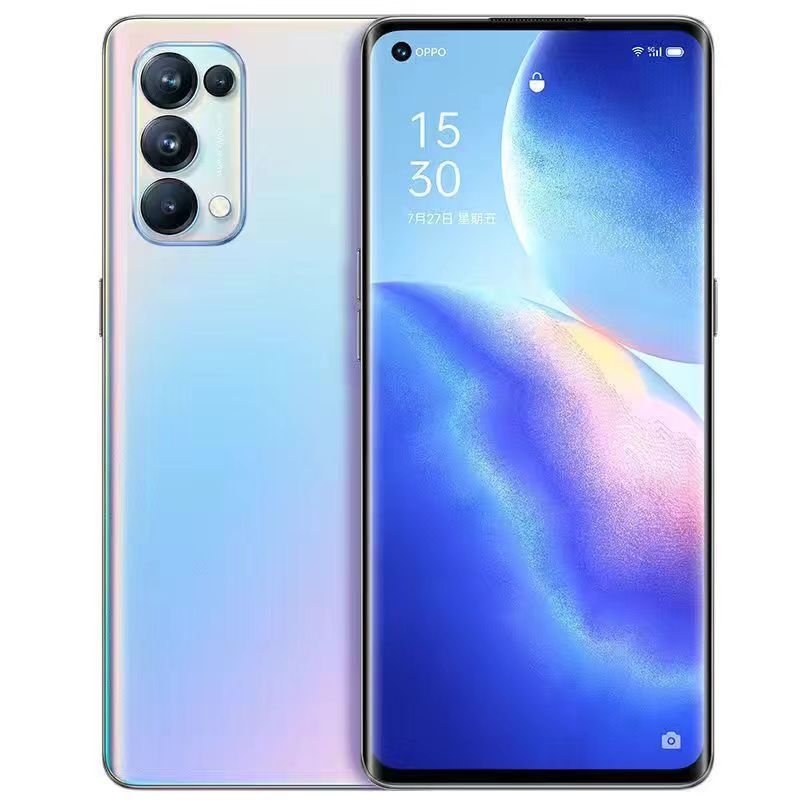 Refurbished OPPO Reno5pro Reno 5Pro 5G Smartphone 6.55-inch Curved Screen Fingerprint/Face ID 8GB+128GB/12GB+256GB 64MP+32MP 4350mAh Dual Nano-SIM