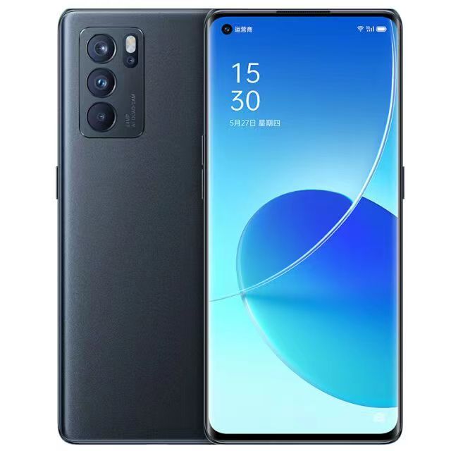 Refurbished OPPO Reno5pro Reno 5Pro 5G Smartphone 6.55-inch Curved Screen Fingerprint/Face ID 8GB+128GB/12GB+256GB 64MP+32MP 4350mAh Dual Nano-SIM