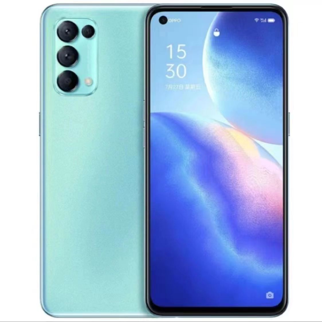 Refurbished OPPO Reno5 5g smartphone 6.43 inch 4300mAh 8GB+128GB12GB+256GB rear camera 64MP front camera 32MP screen fingerprint recognition facial recognition
