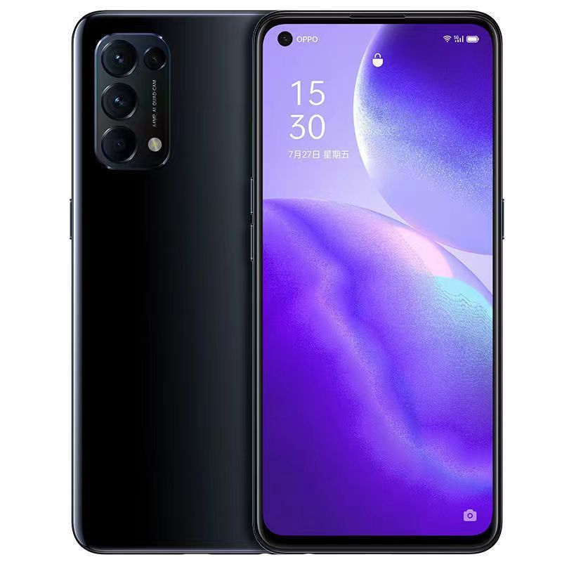 Refurbished OPPO Reno5 5g smartphone 6.43 inch 4300mAh 8GB+128GB12GB+256GB rear camera 64MP front camera 32MP screen fingerprint recognition facial recognition