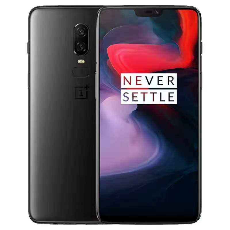 Refurbished OnePlus 6 Smartphone 6+64GB/8+128GB Dual Nano SIM Qualcomm Snapdragon 845 Rear Camera 16MP+20MP Front Camera 16MP Fingerprint and Facial Recognition