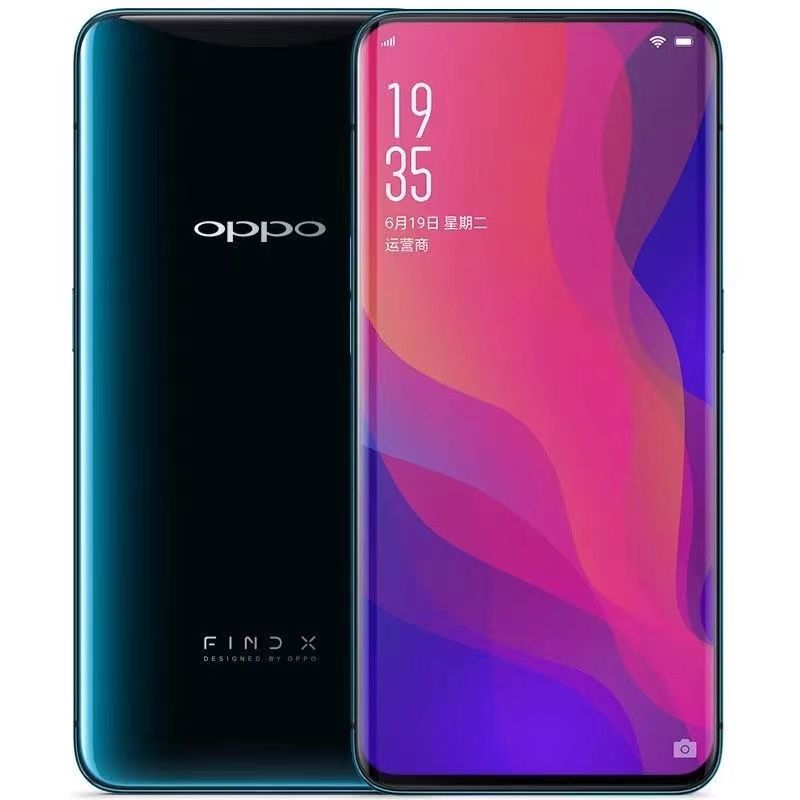 Refurbished oppo Findx Smartphone Lift Lens Curved Screen Facial Recognition 6.42 inches 8 256GB Camera: 20MP 16MP Front Camera: 25MP Qualcomm Snapdragon 845