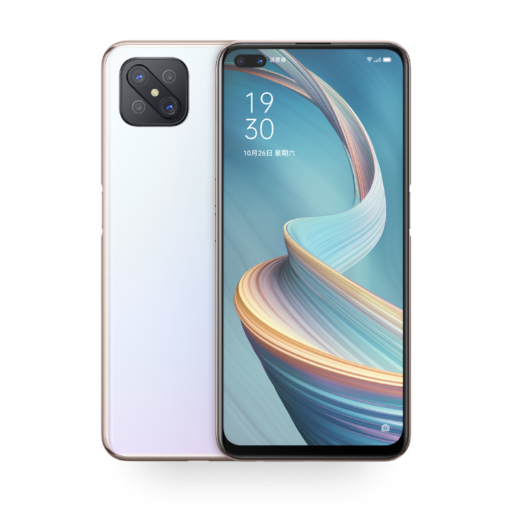 Refurbished oppo a92s 5g network smartphone 8GB/6GB+128GB 6.57 inch six camera 48MP+16MP dual sim 4G/5G mobile phone macro photography 4000mAh face recognition