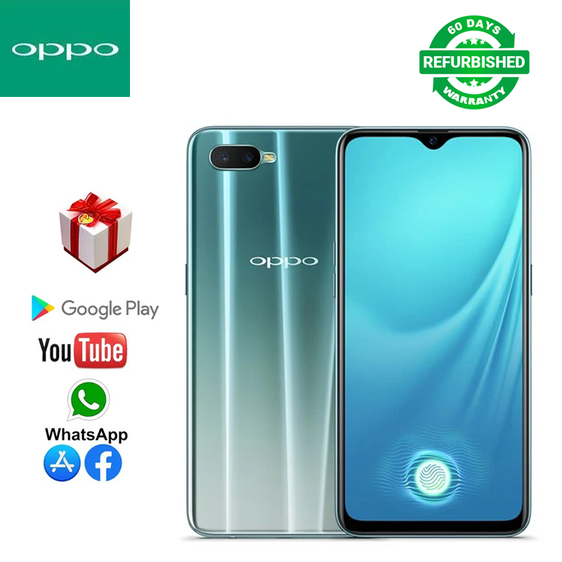 Refurbished  OPPO r15X  Smart phone 6.4 inches 100%Original 128GB 6GB Mobile Phone 6+128GB face unlock + Fingerprint unlock