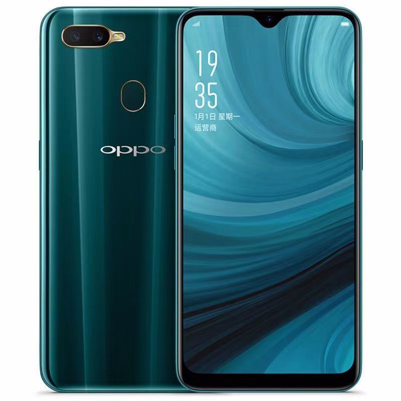 Refurbished  OPPOA7 a7 smart phone 64GB+4GB 6.2 inch fingerprint recognition, face recognition Front Camera16MP Rear Camera13MP+2MP 4230mAh 2G 3G 4G/LTE