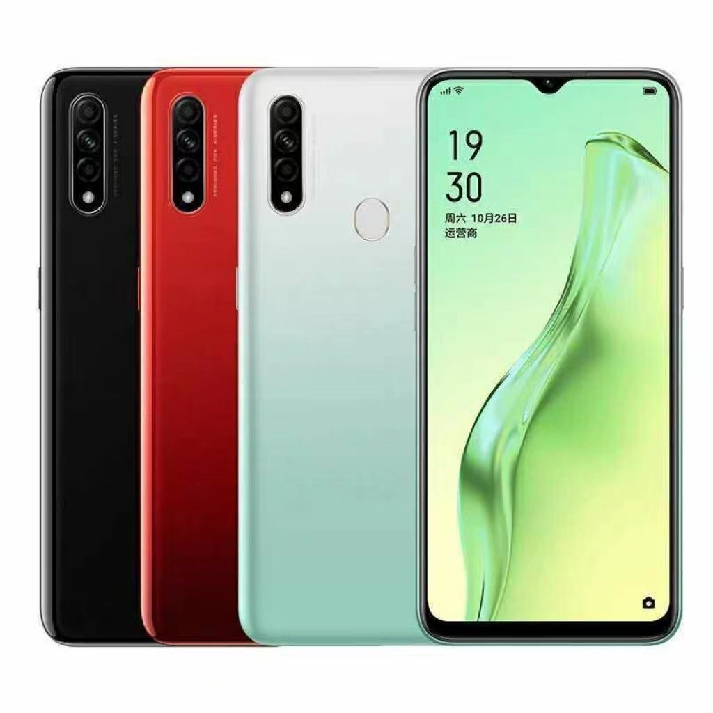 refurbished OPPO A8 Smartphone 64GB/128GB/ + 4GB/6GB 6.5-inch phone 1600 x 720 2G/3G/4G rear fingerprint unlock Dual card 12MP+8MP Rear triple camera 4230mAh