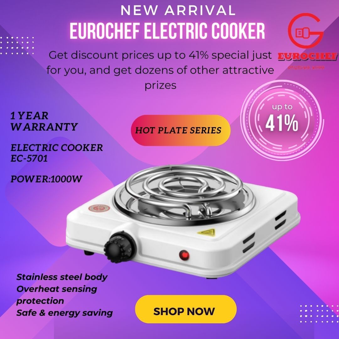 Original High Quality Eurochef Eurochef Single coil electric cooker Electric Cooker /Spiral Coil Hotplate
