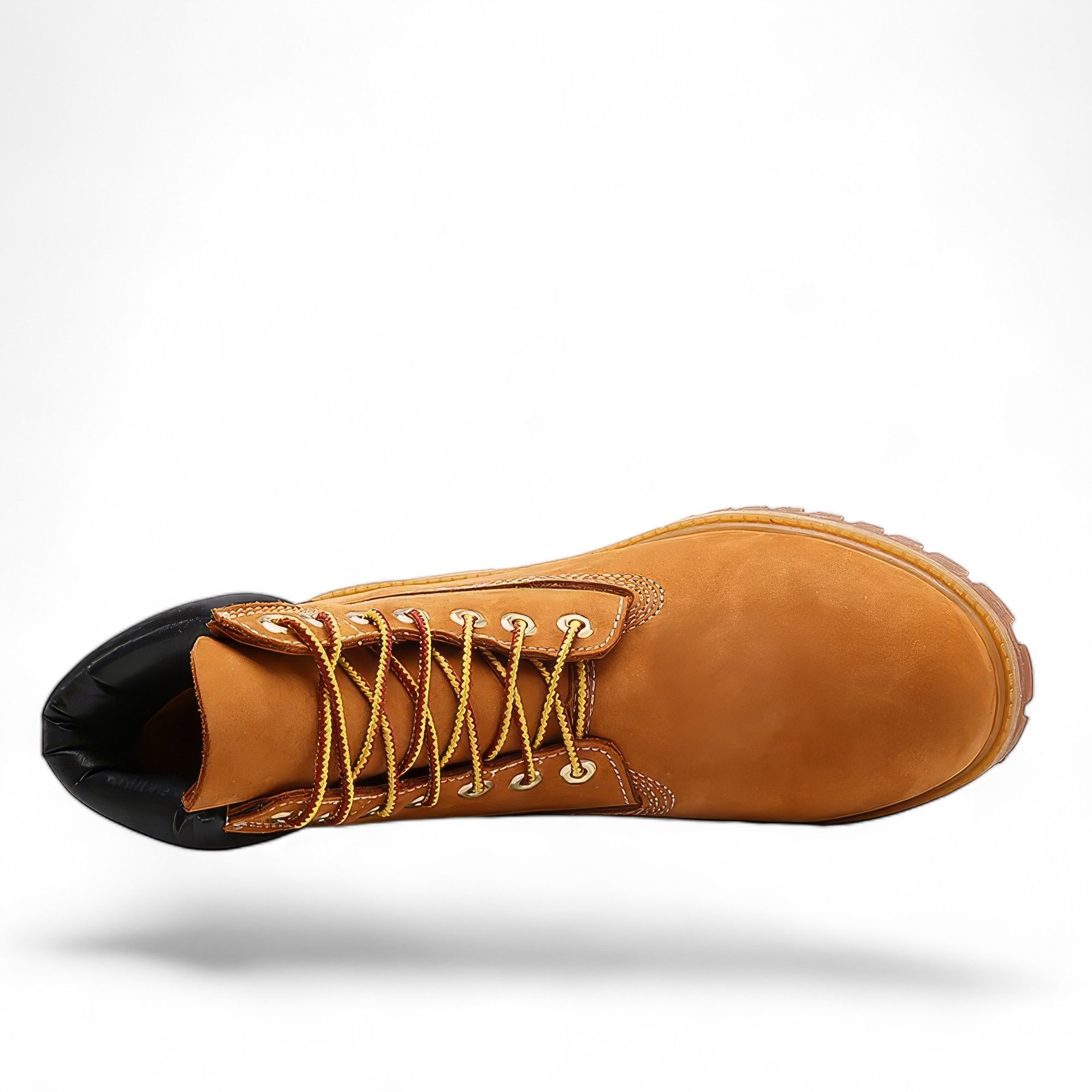 Durable and Stylish Brown Leather Timberland Boots for Men - Waterproof, Slip-Resistant, and Comfortable Footwear for Casual Outfits and Outdoor Activities - High-Quality Leather Work Boots