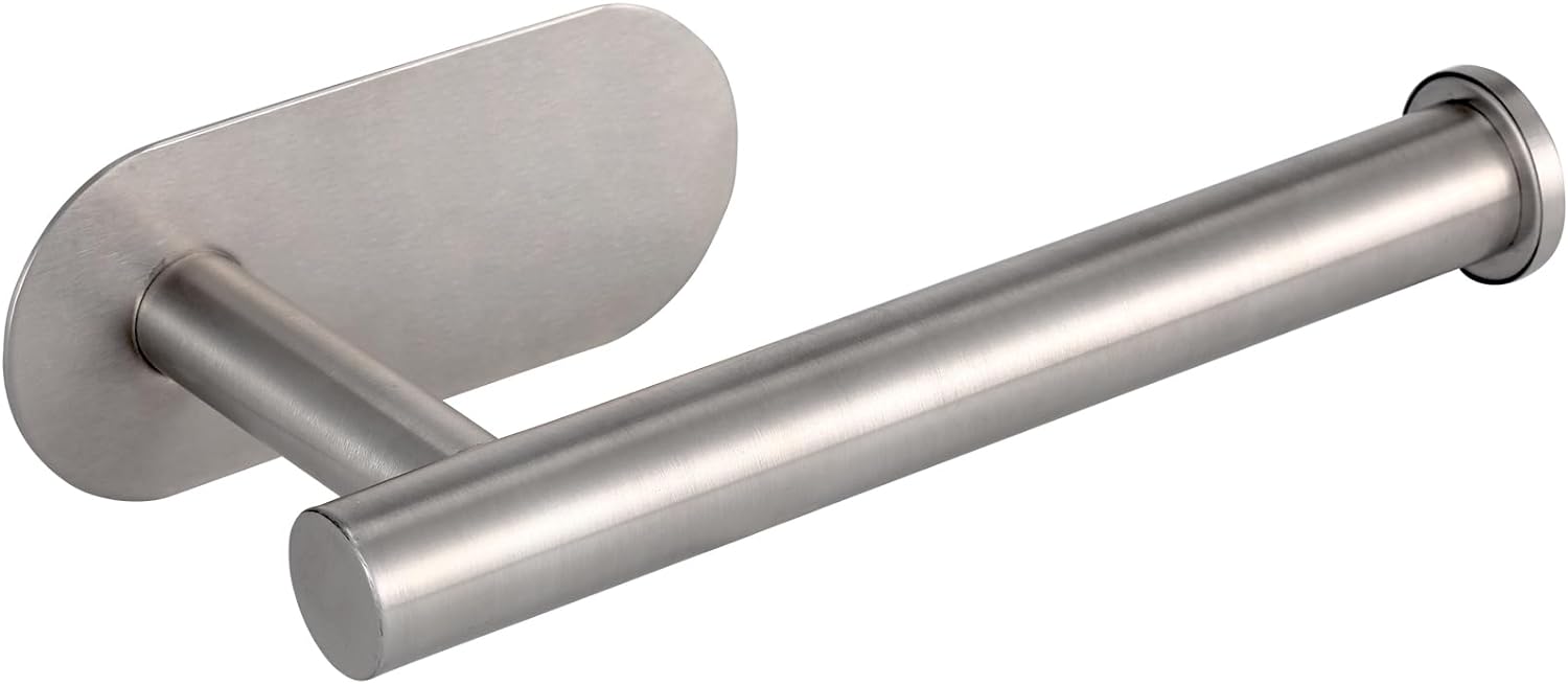 Toilet Paper Holder Self Adhesiveno Drilling for Bathroom Washroom, Tissue Roll Holders Wall Mount,