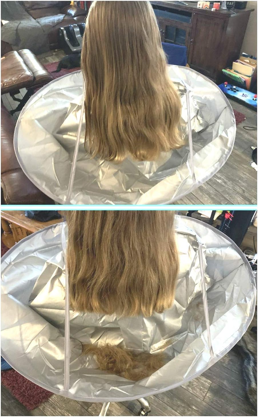Professional Hair Cutting Cape Foldable Hair Cutting Cloak Umbrella for Salon Barber Adult Special Hair Styling Accessory