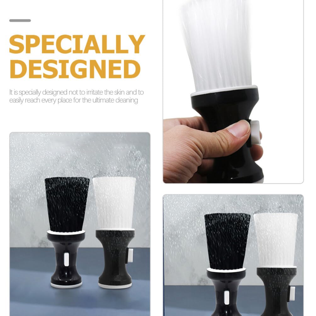 Neck Duster Barber Brush Barber and Salon Brush Barber Neck Duster to Remove Loose Hair From Neckline And Ears After Haircut For Home Use