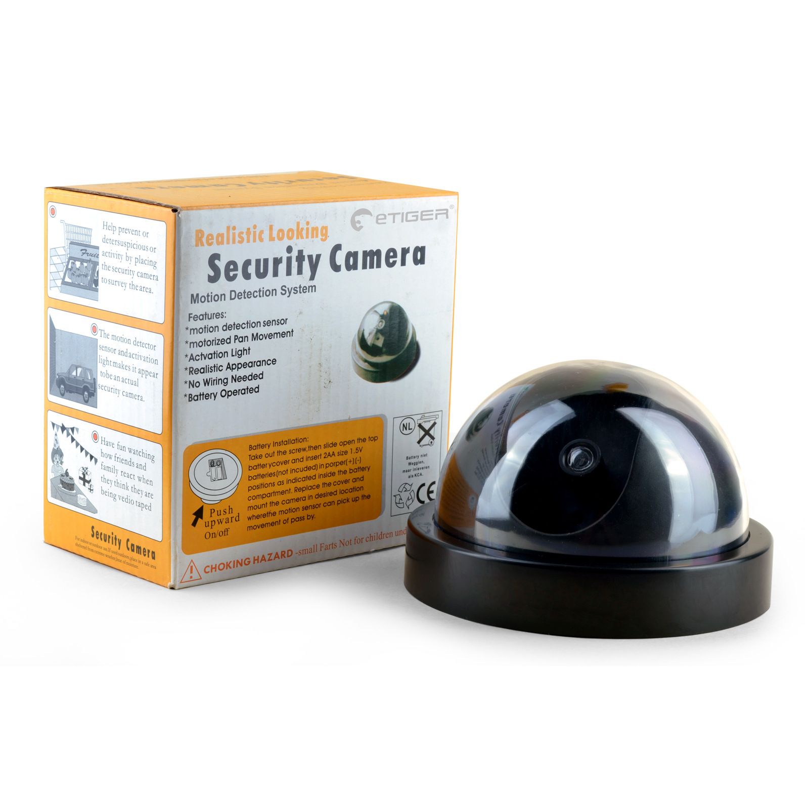 Fake Hemisphere with Light Simulation Hemisphere Monitoring Simulation Camera Fake Monitoring Fake security monitoring closed-circuit television