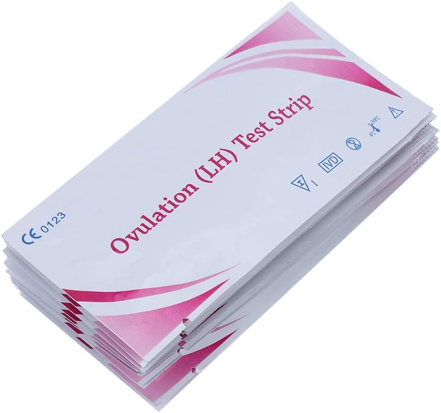 Ovulation Predictor Kit, 10pcs Individual Package Ovulation Test Strip, Hygienic for Ovulation Test Ovulation Predict