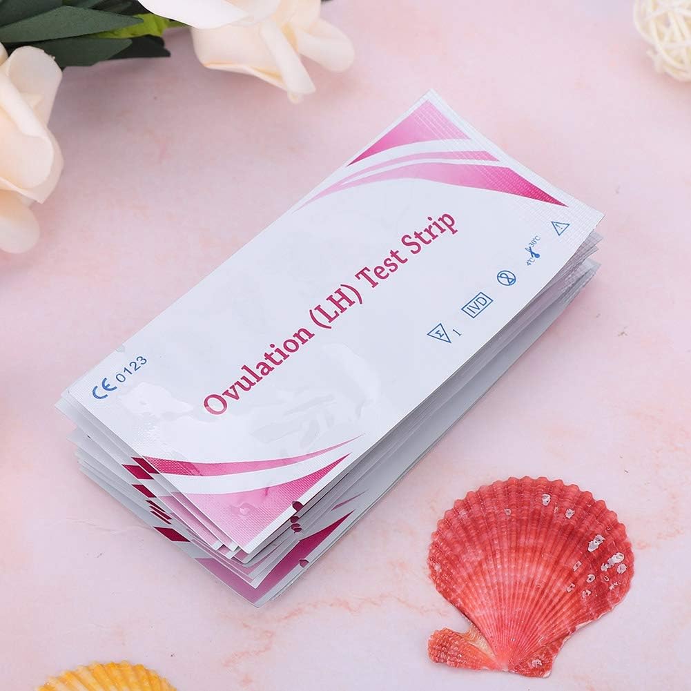 Ovulation Predictor Kit, 10pcs Individual Package Ovulation Test Strip, Hygienic for Ovulation Test Ovulation Predict