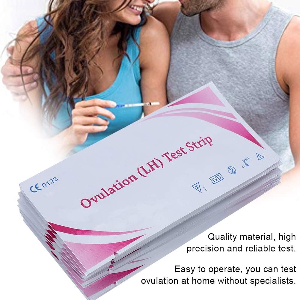 Ovulation Predictor Kit, 10pcs Individual Package Ovulation Test Strip, Hygienic for Ovulation Test Ovulation Predict