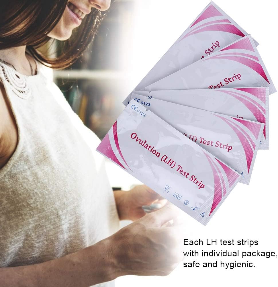 Ovulation Predictor Kit, 10pcs Individual Package Ovulation Test Strip, Hygienic for Ovulation Test Ovulation Predict