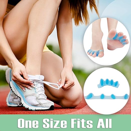 2PCS Gel Toe Separator, Toe Straightener, Toe Spacers， New Material, Hammer Toe Straightener for Relaxing Toes, Hammer Toe, Great for Women and Men