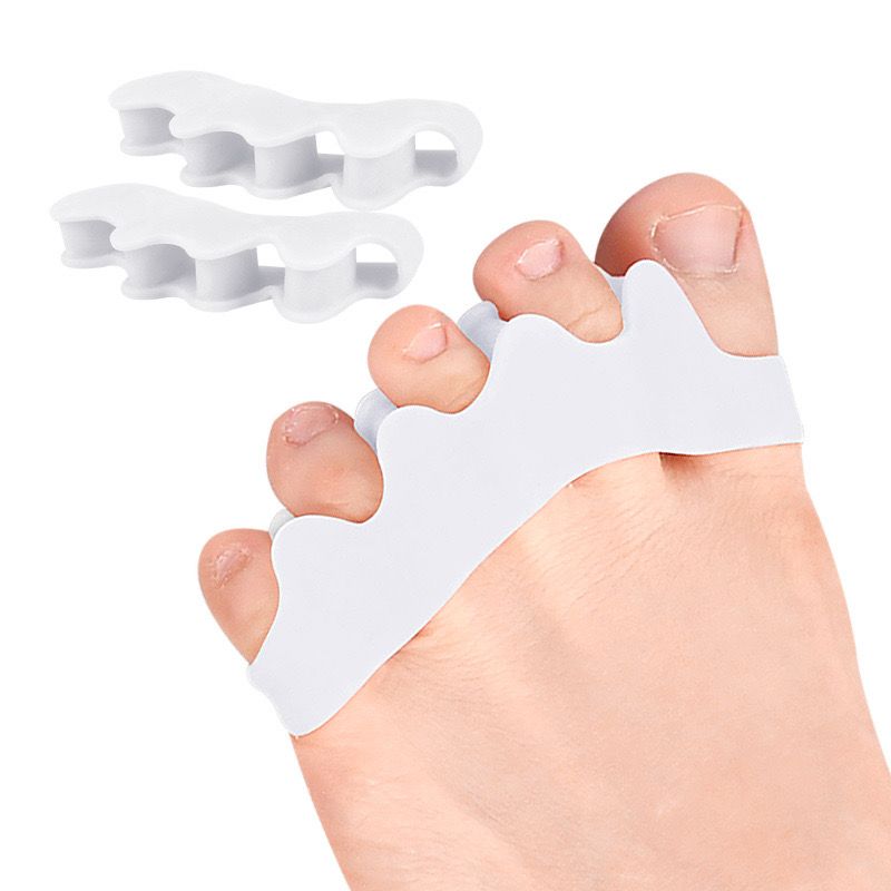 2PCS Gel Toe Separator, Toe Straightener, Toe Spacers， New Material, Hammer Toe Straightener for Relaxing Toes, Hammer Toe, Great for Women and Men