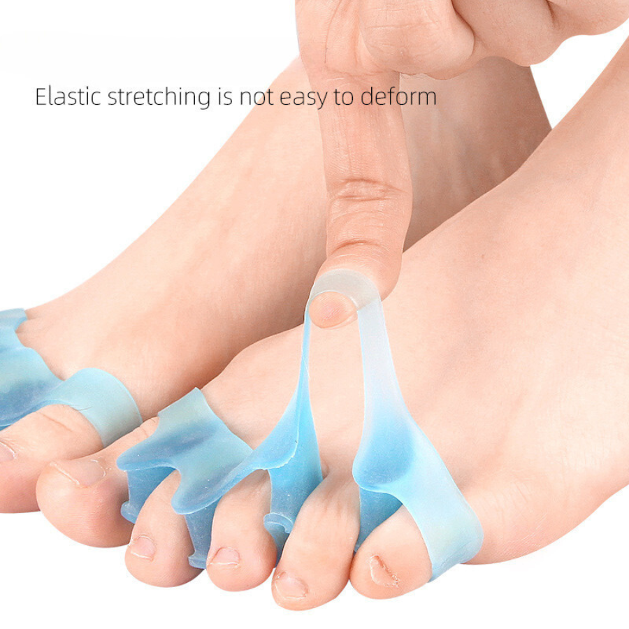 2PCS Gel Toe Separator, Toe Straightener, Toe Spacers， New Material, Hammer Toe Straightener for Relaxing Toes, Hammer Toe, Great for Women and Men