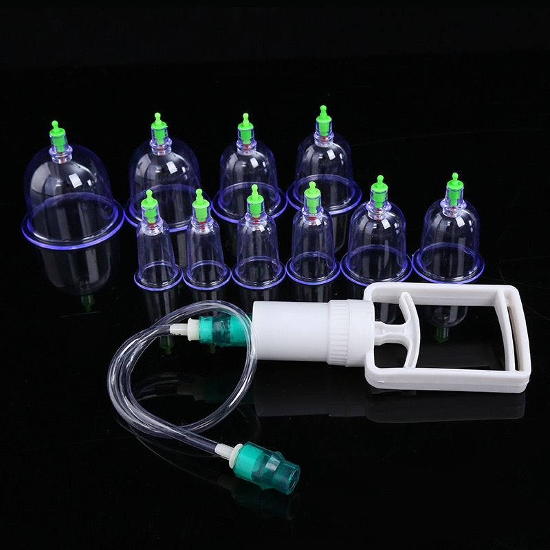 Cupping Set Professional Chinese Acupoint Cupping Therapy Sets Portable, Suction Hijama Cupping Set with Vacuum Magnetic Pump Cellulite Cupping Massage Kit