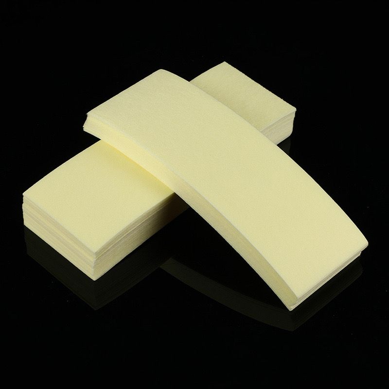 100 Wax Strips - Non Woven Fleece Stripes For Warm Wax And Sugar Paste - Skin-friendly And Tear-resistant Hair Removal For Any Type Of Depilation On The Leg, Chest, Back, Intimate Area And Face