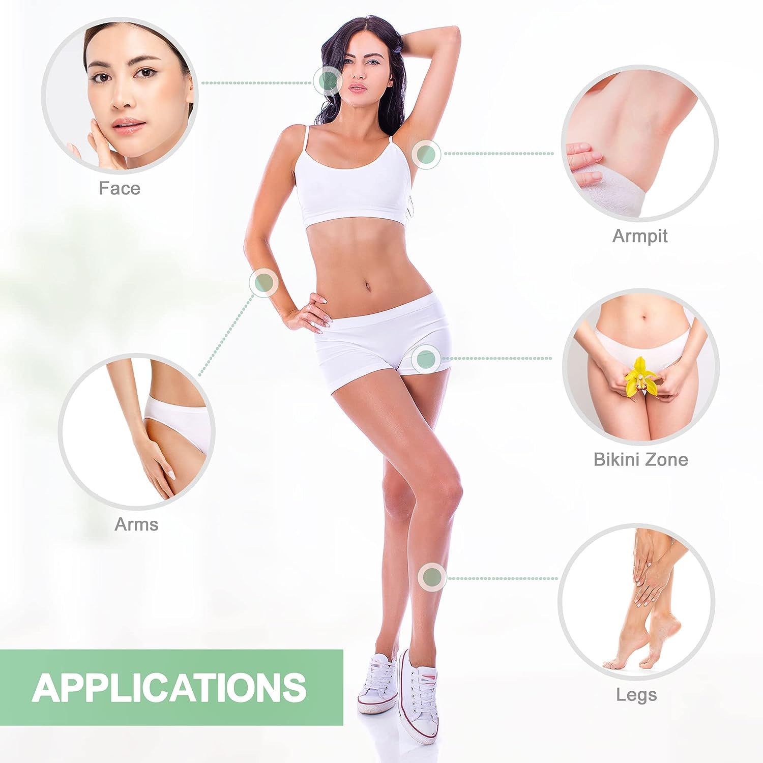 100 Wax Strips - Non Woven Fleece Stripes For Warm Wax And Sugar Paste - Skin-friendly And Tear-resistant Hair Removal For Any Type Of Depilation On The Leg, Chest, Back, Intimate Area And Face
