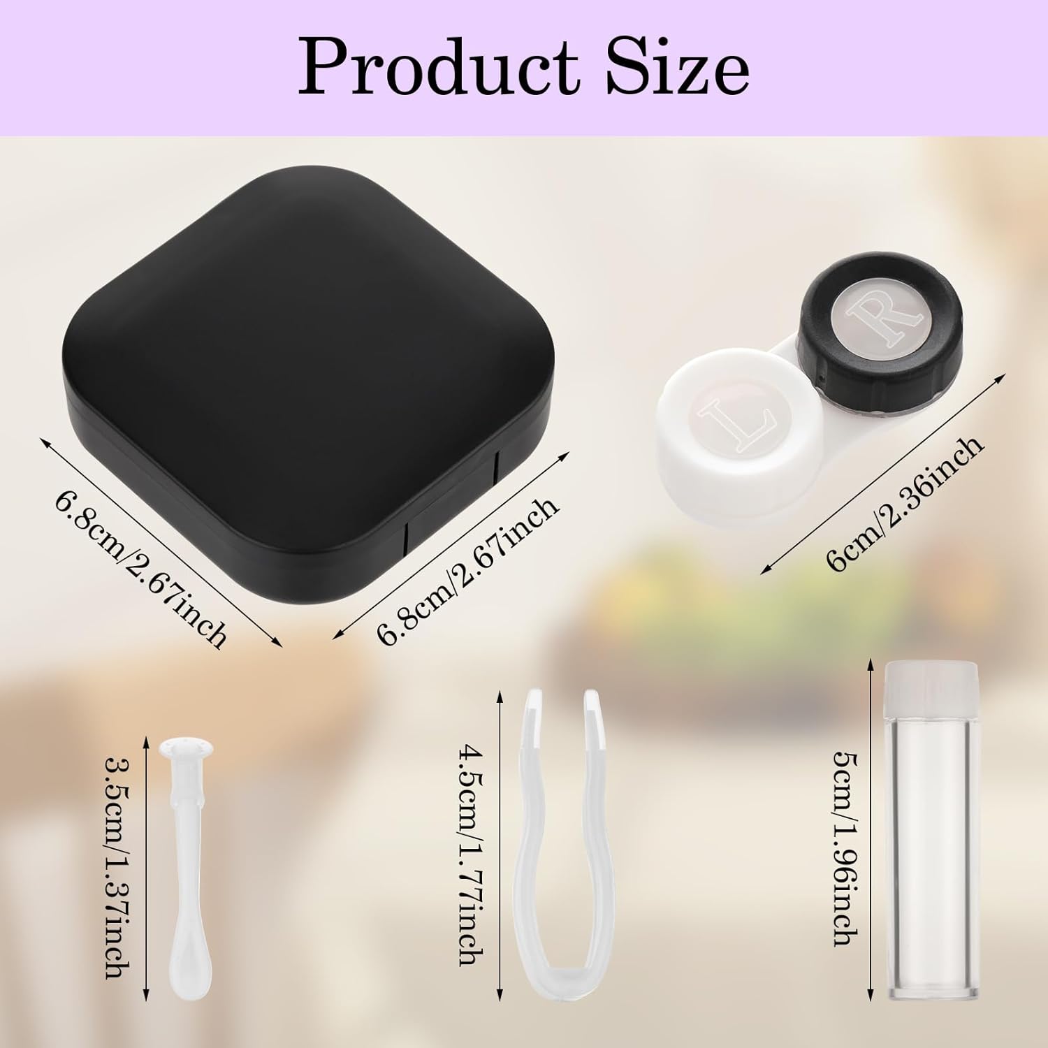 Contact Lens Case, Portable Contact Lenses Travel Cases with Remover Tool Tweezers Mirror Solution Bottle Contacts Holder Container Storage Kit for Women Men
﻿